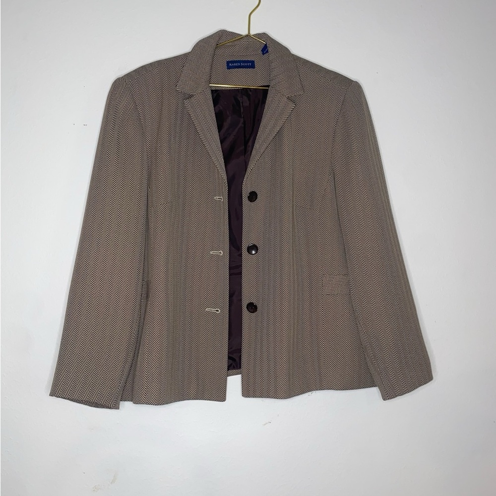 Classic Tan Blazer by Karen Scott